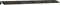 vidaXL - Deurluifel - 400x80 - cm - polycarbonaat - zwart