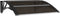 vidaXL - Deurluifel - 80x75 - cm - polycarbonaat - zwart