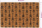 vidaXL - Deurmat - 40x60 - cm - getufte - kokosvezel - naturel