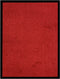 vidaXL - Deurmat - 40x60 - cm - rood