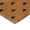vidaXL - Deurmat - 45x75 - cm - getufte - kokosvezel - naturel