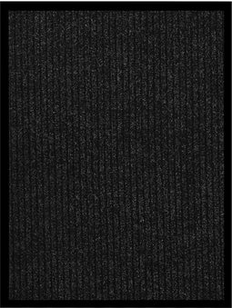 vidaXL - Deurmat - 60x80 - cm - gestreept - antracietkleurig