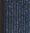 vidaXL - Deurmat - 60x80 - cm - gestreept - blauw