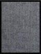 vidaXL - Deurmat - 60x80 - cm - gestreept - grijs