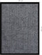 vidaXL - Deurmat - 60x80 - cm - gestreept - grijs