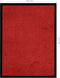 vidaXL - Deurmat - 60x80 - cm - rood