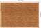vidaXL - Deurmat - 60x90 - cm - getufte - kokosvezel - naturel
