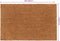 vidaXL - Deurmat - 65x100 - cm - getufte - kokosvezel - naturel