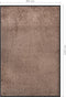 vidaXL - Deurmat - 80x120 - cm - bruin