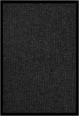 vidaXL - Deurmat - 80x120 - cm - gestreept - antraciet