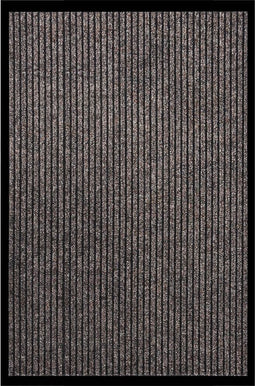 vidaXL - Deurmat - 80x120 - cm - gestreept - beige