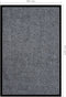 vidaXL - Deurmat - 80x120 - cm - gestreept - grijs