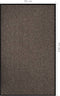 vidaXL - Deurmat - 90x150 - cm - beige