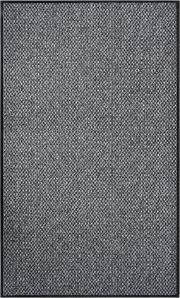 vidaXL - Deurmat - 90x150 - cm - grijs