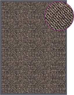 vidaXL - Deurmat - getuft - 40x60 - cm - donkerbruin