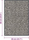 vidaXL - Deurmat - getuft - 40x60 - cm - lichtbruin
