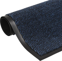 vidaXL - Deurmat - getuft - 60x150 - cm - blauw