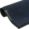 vidaXL - Deurmat - getuft - 60x150 - cm - blauw