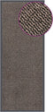 vidaXL - Deurmat - getuft - 60x150 - cm - donkerbruin