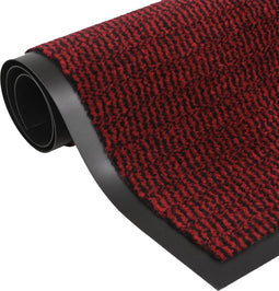 vidaXL - Deurmat - getuft - 60x150 - cm - rood