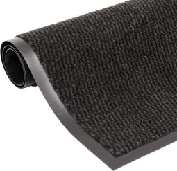 vidaXL - Deurmat - getuft - 60x150 - cm - zwart
