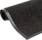 vidaXL - Deurmat - getuft - 60x150 - cm - zwart
