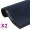 vidaXL - Deurmat - getuft - 60x180 - cm - rood