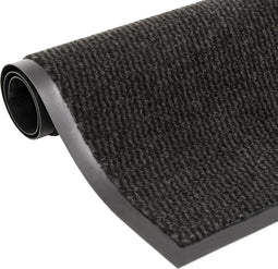 vidaXL - Deurmat - getuft - 60x180 - cm - zwart