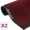 vidaXL - Deurmat - getuft - 60x90 - cm - donkerbruin