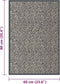 vidaXL - Deurmat - getuft - 60x90 - cm - lichtbruin
