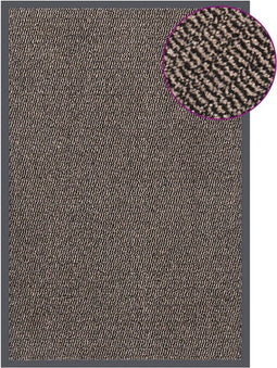 vidaXL - Deurmat - getuft - 80x120 - cm - donkerbruin