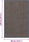 vidaXL - Deurmat - getuft - 80x120 - cm - donkerbruin