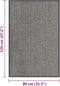 vidaXL - Deurmat - getuft - 80x120 - cm - lichtbruin