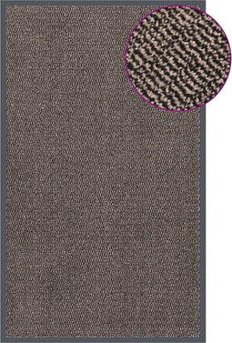 vidaXL - Deurmat - getuft - 90x150 - cm - donkerbruin