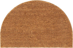 vidaXL - Deurmat - halfrond - 40x60 - cm - getufte - kokosvezel - naturel