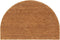 vidaXL - Deurmat - halfrond - 40x60 - cm - getufte - kokosvezel - naturel