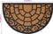 vidaXL - Deurmat - halfrond - 45x75 - cm - rubber - en - kokosvezel