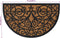 vidaXL - Deurmat - halfrond - 45x75 - cm - rubber - en - kokosvezel