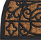 vidaXL - Deurmat - halfrond - 45x75 - cm - rubber - en - kokosvezel