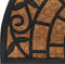 vidaXL - Deurmat - halfrond - 45x75 - cm - rubber - en - kokosvezel