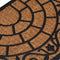vidaXL - Deurmat - halfrond - 45x75 - cm - rubber - en - kokosvezel