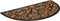 vidaXL - Deurmat - halfrond - 45x75 - cm - rubber - en - kokosvezel