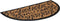 vidaXL - Deurmat - halfrond - 45x75 - cm - rubber - en - kokosvezel