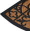 vidaXL - Deurmat - halfrond - 45x75 - cm - rubber - en - kokosvezel