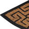 vidaXL - Deurmat - halfrond - 45x75 - cm - rubber - en - kokosvezel
