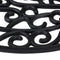 vidaXL - Deurmat - halfrond - 45x75 - cm - rubber