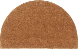 vidaXL - Deurmat - halfrond - 50x80 - cm - getufte - kokosvezel - naturel