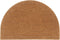vidaXL - Deurmat - halfrond - 60x90 - cm - getufte - kokosvezel - naturel