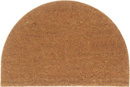 vidaXL - Deurmat - halfrond - 60x90 - cm - getufte - kokosvezel - naturel