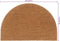 vidaXL - Deurmat - halfrond - 60x90 - cm - getufte - kokosvezel - naturel
